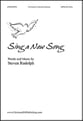 Sing a New Song SATB choral sheet music cover